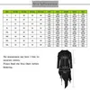 Médiéval Cosplay Manteaux Gothique Halloween Costumes Pour HOMMES Robe Sorcière Moyen Âge Renaissance Noir Manteau Vêtements À Capuche