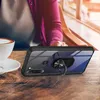 Custodia per armatura con cavalletto magnetico trasparente antiurto per Motorola Moto G Stylus E7 2020 G9 Riproduci G8 Power Lite E6 2019 Google Pixel 4A