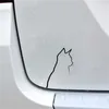 10 cm * 13,2 cm auto ombra gatto gattino adesivi animale domestico vinile cartone animato carino decalcomanie per auto parete ufficio porta camion da corsa corpo parti decorazione laterale