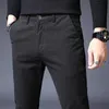 Pantalon à carreaux pour hommes Pantalon d'affaires quatre saisons pour hommes Vêtements pour hommes Sarouel décontracté droit 210723