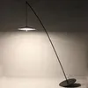 lampadaire LED moderne dernier lampadaire LED lampe sur pied lampe en métal noir éclairage intérieur salon