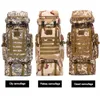 Outdoor Bags Tactical Camouflage Sports Backpack 80L Waterproof Mountaineering Bag Hiking Adjustable Strap Military