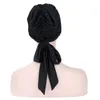 BeanieSkull Caps Musulman Turban Chapeau Pour Femmes PreTied Chimio Bonnets Bandana Foulard Head Wrap Cancer Cheveux Accessoires Designer 34242M