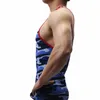 Mänkläder män skjorta tank top kamouflage ropa hombre muskel mjuk gym kläddebardeur homme bodybuilding 210308