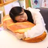 20cm 40cm 60cm 80cm Simulation 3D Butter Bread Toys Soft Stuffed Backrest Food Pillow Nap Cushion for Children Girl Gift LA267