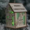 2021 Albero Di Natale In Legno Chiaro A LED Ornamenti Da Appendere Alloggio Case Decorazione Della Casa Luminescenza Festa Al Coperto