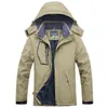 Heren Winter Down Jas en Jassen Dikke Warme Parka Waterdichte Mountain Dames Hooded Fleece Windbreaker M-5XL 211214