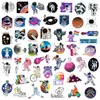 50pcs Lot Astronaut Stickers and Other Outer Space Exploration Laptop Trolley Case Skateboard Car Stickers8942405