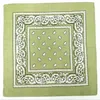 54*54CM Cotone Novità Stampa fronte-retro Bandane Paisley Cowboy Bandana Fazzoletti Paisley Stampa Testa Sciarpa avvolgente