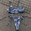 Bikinis Set Sexy Snake Swimwear Women Swimsuites 2022 Leopard Brasilian Bikini Push Up Bathing Swim Swim Summer Summer Neon Green Biquini