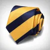 2021 New High Quality 7cm Striped Tie for Men Wedding Business Fashion Suit Luxury Designer Brand Necktie Male Gift