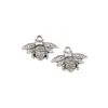 150pcs / lot Lega Bella Bee Charms ciondoli per gioielli per la creazione di braccialetto Collana Caratteri 16x20mm A-23