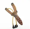 20 Стиль Kid Creative Wood Fair Carving Cartoon Animal Slingshot Дети, расписанные вручную деревянные рогатки, детские подарки для детских игрушек GC0901