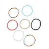 Perlé Brins De Mode Simple Manuel Élastique Plage Bracelet Perle De Rocaille À La Main Bohème Bracelet Pour Les Femmes Multicolore Bijoux Cadeau Kent22