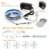 LED-band Ljus 5050 RGB / RGBW / RGBCCT Flexibelt band FITA LED-lampa 60LEDS / M 5m + Touch RF Remote + DC12V Adapter Plug