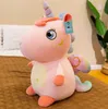 Carino stellato Sky Unicorn bambolo cuscino piuma piuma cotone peluche giocattoli per bambini regali di compleanno per ragazze3013616