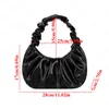 Fashion Armpit Shoulder Bag Cloud Solid Fold Bags French Style Ladies Handbag and Purses Small Totes Women