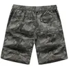 Camouflage Shorts Men Casual Zipper Pocket Beach Male Bermuda Masculina Elastic Waist Brand Boardshorts Plus Storlek 5xl 210716