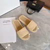 2021 Luxury Designer Femmes Corde Slippers tissés A2 Mestiales Solides Sandales de loisirs Sandales Fashion Chaussures décontractées Top Quality avec Box Taille 35-40