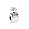 Genuino S925 Sterling Silver Rose Gold Love Heart Bead Blu Turchese Crysta Charm adatto per bracciale Pandora Perline fai da te Charms