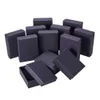 Pandahall 18-24 pcs lot noir carré rectangle bijoux en carton coffrets bague coffrets cadeaux pour emballage de bijoux F80 210713249Q