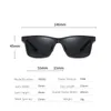 Solglasögon Polariserade män Square Classic Driving Sun Glasses Brand Designer Eyewear Antiglar Night Vision Goggles TR33818034912