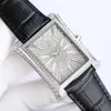 Automatische mechanische Uhren Herrenuhr Diamant-Armbanduhr Rindslederarmband Saphir Life wasserdichte Armbanduhren 36mm 48mm