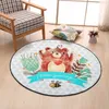 European Geometric Baby Round Carpet For Living Room Children Bedroom Rugs And s Computer Chair Floor Mat Cloakroom Y200417