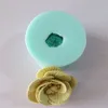 PRZY 3D Mold Rose Flowers Silicone Soap Flower Cake Decorating Tool Candle Making Moulds DIY Craft Molds Resin Clay Baking Tools 210225