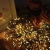 5001000 LED Remote Control Fairy String Lights Christmas Garland Waterproof Outdoor Street Garden Wedding Party Decoration Y201020