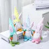 Neweaster Bunny Gnome Party Plusush Scandinavianの装飾ノルディックドワーフ置物卓上ノーム人形装飾品RRF12302