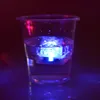 Aoto colors Mini Romantic Luminous Cube LED Artificial Ice Cube Flash LED Light Wedding Christmas Decoration Party FAST SHIP