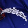 Conjuntos de jóias nupciais de cristal com tiaras luxuosas coroas de casamento coroas colar brincos conjunto noiva miçangas africanas