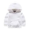 Inpepnow Solid Barns tröja för pojke 100% bomull Barnhoodies Babyflickor Kläder Svettskjorta Poleron 211029