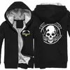 Men's Hoodies & Sweatshirts MGS Game 5 Metal Gear Solid V Diamond Dogs Outer Heaven Zip Up Print Super Warm Fleece Hoodie Coat Sweatshirt Pl