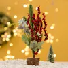 Creatieve mini kerstboom decoratie tafelblad sfeer simulatie decor voor thuis tafel Ornament Natal Navidad Gift Happy Wll360