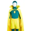 Wanda Vision Cosplay Costume Kombinezon Cloak Stroje Halloween Karnawał Karnawał Y0913