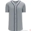 Passen Sie Baseball-Trikots an, Vintage, leeres Logo, genäht, Namensnummer, Blau, Grün, Creme, Schwarz, Weiß, Rot, Herren, Damen, Kinder, Jugend, S-XXXL, 16FEV