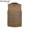 BANG 90% Matt Fabric Mäns Duck Down Vest Ultra Light Down Västar Lätt Vindbrytare Ärmlös 211216