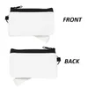 NOUVEAUSublimation Blanc Blanc Multifonction Party Zip ID Case Pochette Bracelet Portefeuille Porte-clés en néoprène Porte-monnaie Porte-carte de crédit RRD12358