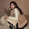 Krótki sweter kamizelka kurtka jesień koreański retro luźna pani leniwy styl kobiety dzianiny kardigan zewnętrzny nosić studenci 210526