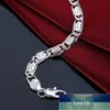 mode belle argent 925 bracelet solide pour femmes hommes charme de la chaîne cadeau de mariage classique bijoux de haute qualité en gros LH008 Conception experte des prix usine Qualité