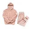 Inverno Flanela Pijama Set Womens Fleece s Sleepwear Roupa Home Roupa Grosso Quente Coral Veludo Feminino Nightgown Suit 211112