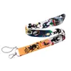 10pcs/lot J2525 Creative Anime cosplay Lanyard Keychain Lanyards for key Badge Mobile Phone Rope Neck Straps Accessories Gifts