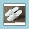 Chaussons jetables Fournitures de bain El Home Garden Travel Spa Anti-Slip Guest Shoes Mti-Colors Respirant Soft Outdoor Gadget Drop Delivery