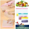 Organization Sets 14Psc Stand Up Food Storage Bag PEVA Upgrade Fruit Reusable zer Sandwich Silicone Preservation216Y