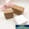 Gift Wrap Blank Kraft Paper Box 48pcs/lot High Quanlity Pure White Candy Packaging Wedding Party Favor Event Supplies 2 Style1 Factory price expert design Quality