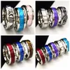 30pcs / lot Design unique Top mixte en acier inoxydable Shell Ring de haute qualité confort-fit hommes femmes bague de mariage Jewelry207z