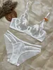 NXY Sexy Set 2021Sexy czerwone małżeństwo świąteczne bielizny Briefy Lucky koronki Bralette Ultra-cienki duże piersi Pokaż mały otrzymanie biustonosza piersiowego Zestaw 1127