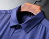 Luxe Ontwerpers Overhemd Herenkleding Mode Maatschappij Zwarte Heren Effen Kleur Business Casual Heren Lange Mouw M-3XL #0122245